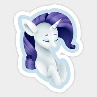 Miss Rarity Sticker